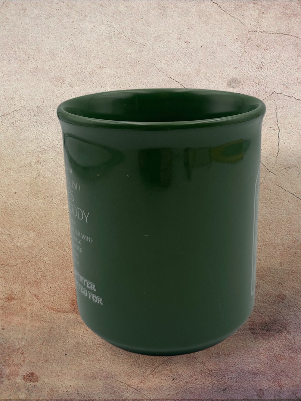 Vintage Stone’s Original Ginger Wine Ceramic Mug Dark Green Barware - Picture 3 of 8